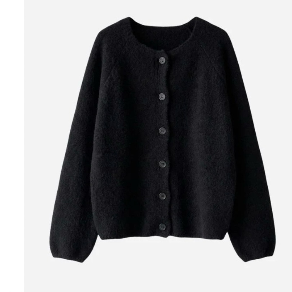 Maison Nakamoto Tokyo Kyoto Black Jacket/Button-Up Cardigan